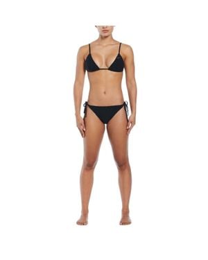 Nike Bikini Oberteil Für Damen, Hinten Geknotet - Natur