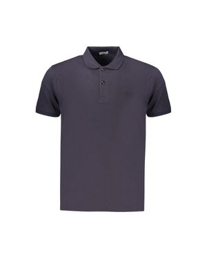 COVERI MOVING Baumwoll Herren Polo - Blau
