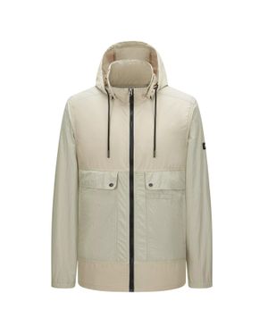 Firetrap Kapuzenjacke Für Herren, Leicht - Natur