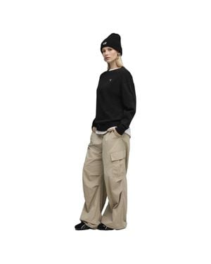 PUMA "Essentials Elevated" Sweatshirt Für Damen - Schwarz