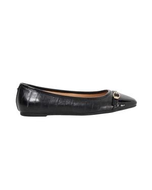 Dune "Lo Habitats" Ballerinas Für Damen, Leder, Mit Schnalle - Schwarz
