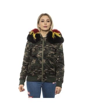 MR & MRS Mr&Mrs Italy Army Polyamid Frauen Bomberjacke - Schwarz