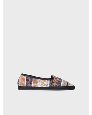 Toni Pons Printed Ballerina For - White