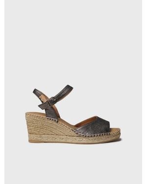 Toni Pons Leather Wedge Espadrille - Multicolour