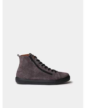 Toni Pons Suede Lace-Up Boot - White