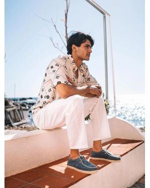 Toni Pons Fabric Espadrille With Laces - Blue