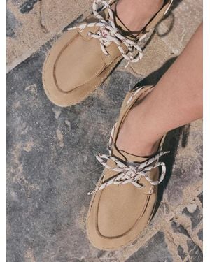 Toni Pons Barefoot Espadrilles With Laces - Gray