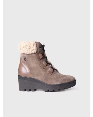 Toni Pons Leather Boot - Gray