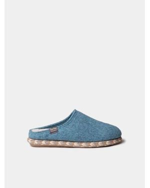 Toni Pons Felt Slippers - Blue
