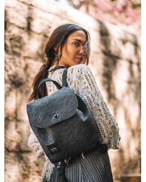 Toni Pons Felt Backpack - Grey