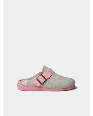 Toni Pons Clog-Style Slipper With Buckle - Pink