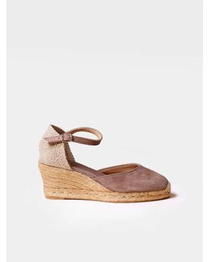 Toni Pons Closed Leather Espadrilles - White