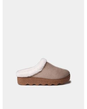 Toni Pons Clogs With Platform And Inner Lining - Brown