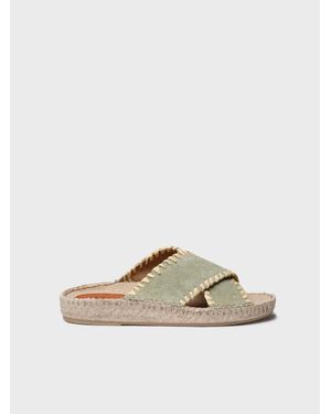 Toni Pons Flat Bio-Style Sandals For - Natural