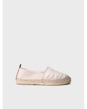 Toni Pons Espadrille With Ribbon Detail For - Natural