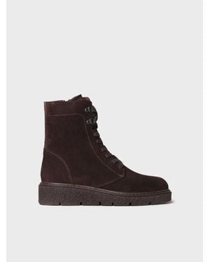 Toni Pons Leather And Suede Boot - Brown