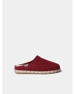 Toni Pons Felt Slippers - Red