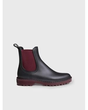 Toni Pons Rain Boot With Contrasting Elastic Panels - Multicolour
