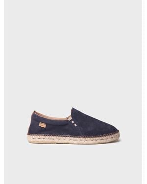 Toni Pons Split Leather Espadrilles For - Blue
