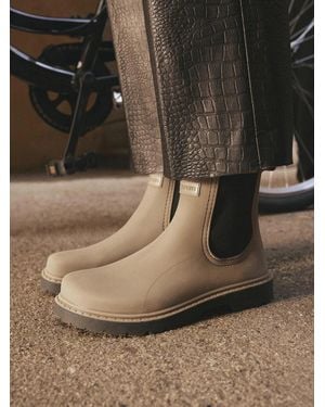 Toni Pons Barefoot Rubber Rain Ankle Boot - Grey