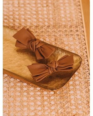 Toni Pons Brooch - Brown