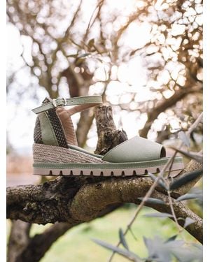 Toni Pons Wedge Espadrilles - Metallic
