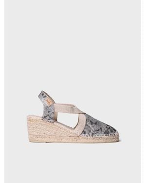 Toni Pons Vegan Shiny Espadrille - Natural