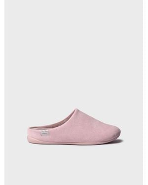 Toni Pons Open Leather Slipper For - Pink