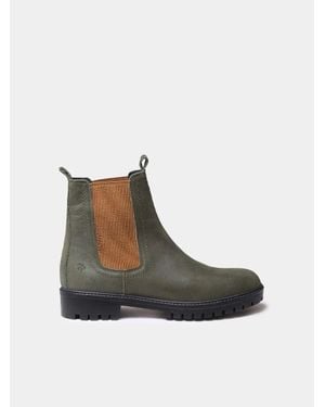Toni Pons Leather Ankle Boots With Side Elastic - Brown