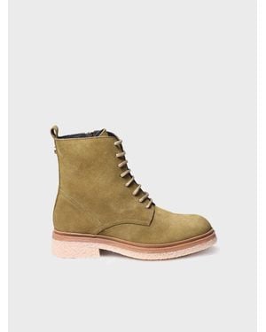 Toni Pons Leather Boot - Natural