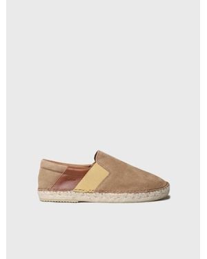 Toni Pons Suede Espadrille With Elastics - White