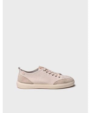 Toni Pons Cotton Athletic Shoe With Laces - Natural