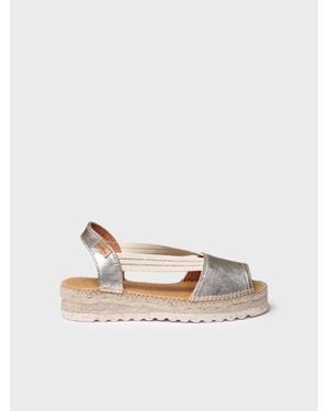 Toni Pons Jute Platform Sandal For - White