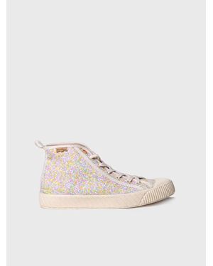 Toni Pons High Top Trainers - Natural