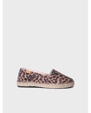Toni Pons Flat Espadrille With Animal Print - Multicolor