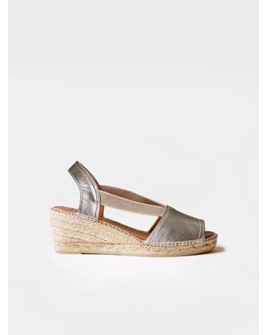 Toni Pons Slingback Medium Wedge Espadrille - Natural