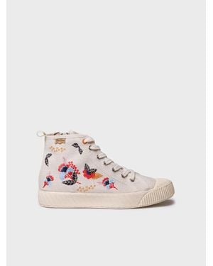 Toni Pons Trainers With Floral Embroidery - Pink