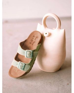 Toni Pons Double Buckle Sandal - Pink