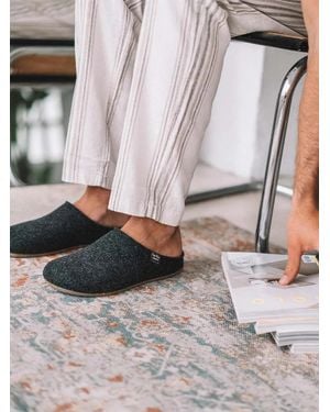 Toni Pons House Slipper Made From Recycled Felt - Gray