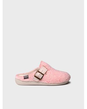 Toni Pons Open Slipper With Buckle For - Pink