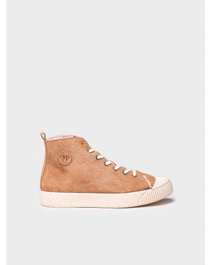 Toni Pons High-Top Trainer - Pink