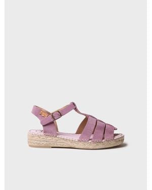Toni Pons Suede Fisherman Sandal - Pink