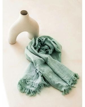 Toni Pons Cotton Scarf - Green
