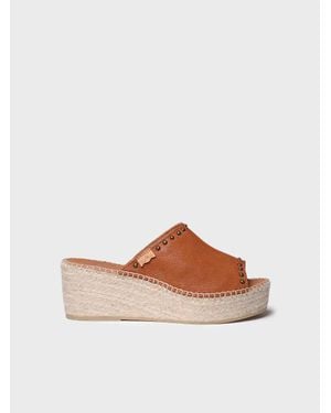 Toni Pons Backless Espadrille - Brown