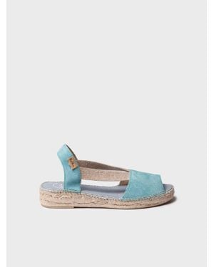Toni Pons Flat Suede Espadrilles - Blue