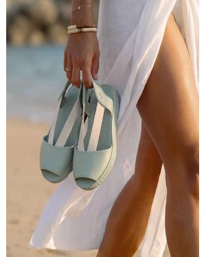 Toni Pons Eva Sandal With Elastic Straps - Blue