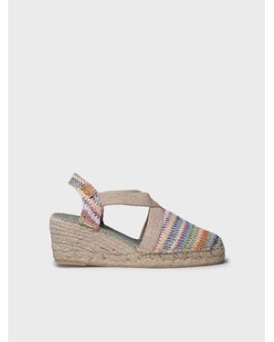 Toni Pons Mid-Wedge Espadrille - White