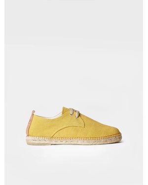 Toni Pons Espadrille With Laces - Yellow
