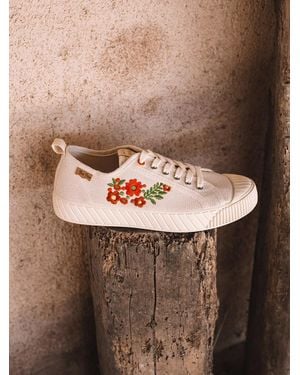 Toni Pons Trainers With Floral Embroidery - Brown