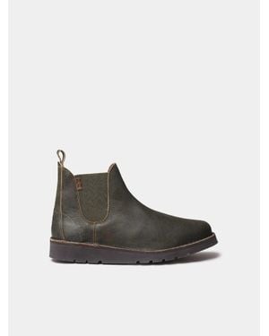 Toni Pons Leather Ankle Boot With Side Elastic For - Multicolour